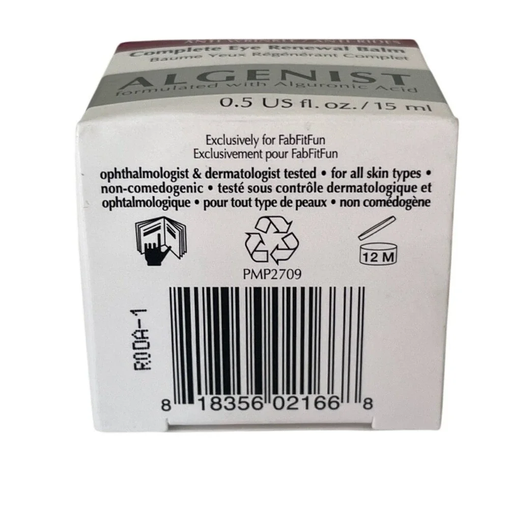 ALGENIST Complete Eye Renewal‎ Balm 0.5 oz 15ml Full Size Anti-Wrinkle NIB Gift